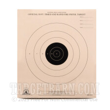 B-3 Paper Targets - 50 Ft Timed & Rapid Fire Pistol - 100 Count
