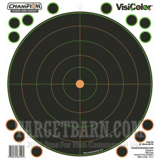 Champion Targets - 5 Adhesive VisiColor Targets - 8" Bullseye