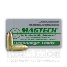 Magtech Clean Range 9mm Luger Ammunition - 1000 Rounds of 115 Grain FEB
