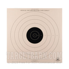 SR-1 Paper Targets - 100 Yd High Power Rifle - 100 Count