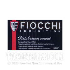 Fiocchi Shooting Dynamics 45 ACP Ammunition - 50 Rounds of 230 Grain CMJ