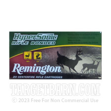 Remington HyperSonic Rifle Bonded 308 Winchester Ammunition - 20 Rounds of 150 Grain PSP