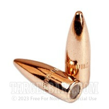 .224" Berry's 223 Remington Bullets - 500 Qty - 55 Grain Full Metal Jacket Boat Tail (FMJ-BT)