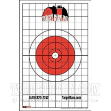 Target Barn Splatter Targets - 50 EZ2C Targets - 8" Bullseye - Grid