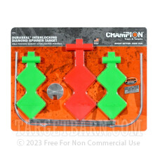 DuraSeal Interlocking Double Diamond Targets - Spinning / Self-Healing Target Stand - Red/Green - Champion - 1 Setup