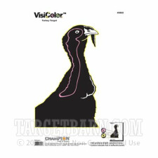 VisiColor Practice Turkey Target - Multi-Color Reactive Anatomy - Champion - 10 Count