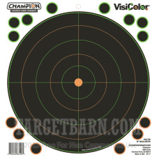 Champion Targets - 5 Adhesive VisiColor Targets - 8" Bullseye