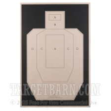 IPSC-P Paper Targets - IPSC Practice Target - 100 Count