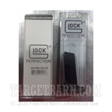 Glock 380 ACP Factory Magazine with Pinky Rest Extension - 6 Round G42 Magazine
