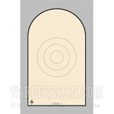 NRA D-1(T) Paper Targets - GSSF Heavy Paper - 50 Count