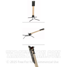 Steel Target With Stand - IPSC A-Zone - Handgun & Rifle