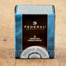 Federal Personal Defense 357 Magnum Ammunition - 20 Rounds of 125 Grain JHP