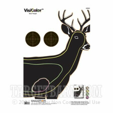VisiColor Practice Deer Target - Multi-Color Reactive Anatomy - Champion - 10 Count
