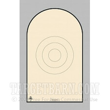 NRA D-1-T Paper Targets - GSSF Heavy Paper - 200 Count