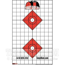 Target Barn Splatter Targets - 50 EZ2C Targets - 5" Diamond