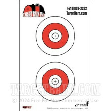 Target Barn Splatter Targets - 50 EZ2C Targets - 6" Bullseye