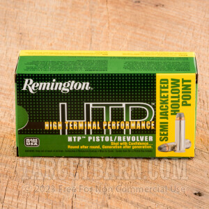 Remington HTP 357 Magnum Ammunition - 50 Rounds of 125 Grain SJHP