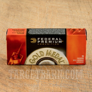 Federal Gold Medal Match 223 Remington Ammunition - 500 Rounds of 69 Grain BTHP