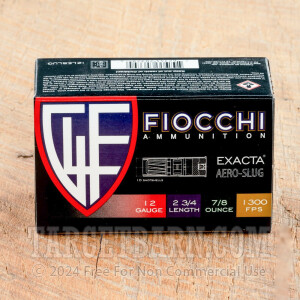 Fiocchi Law Enforcement Low Recoil 12 Gauge Ammunition - 10 Rounds of 2-3/4