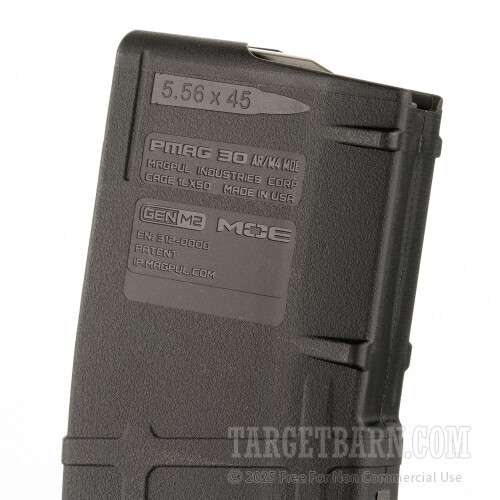 MAGPUL PMAG 30 AR/M4 GEN M2 ブラックマガジン Magpul .223 / 5.56mm PMAG AR/M4 30 Gen M2 - Black