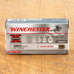 Winchester Winclean 380 ACP Ammunition - 50 Rounds of 95 Grain BEB