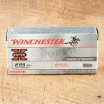 Winchester Super-X 223 Remington Ammunition - 20 Rounds of 55 Grain JSP