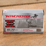 Winchester Super-X 45-70 Government Ammunition - 20 Rounds of 300 Grain JHP