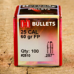 Hornady 257 Weatherby Mag Bullets (.257) 60 Grain FSP - 100