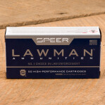 Speer Lawman 9mm Luger Ammunition - 50 Rounds of 115 Grain TMJ