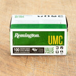 Remington UMC 38 Special Ammunition - 100 Rounds of +P 125 Grain SJHP