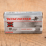 Winchester Super-X 38 Special Ammunition - 50 Rounds of 148 Grain Super Match