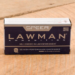 Speer Lawman 40 S&W Ammunition - 50 Rounds of 180 Grain TMJ