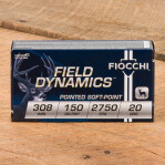 Fiocchi 308 Win Ammunition - 200 Rounds of 150 Grain PSP