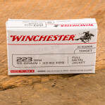 Winchester USA 223 Remington Ammunition - 20 Rounds of 55 Grain FMJ