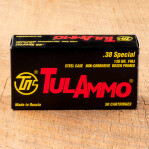 Tula 38 Special Ammunition - 1000 Rounds of 130 Grain FMJ