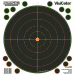 Champion Targets - 5 Adhesive VisiColor Targets - 8" Bullseye