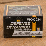 Fiocchi 12 Gauge Ammunition - 250 Rounds of 2-3/4" 00 Buckshot