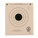 TQ-7 Paper Targets - 25 Ft Timed & Rapid Fire Pistol - 100 Count