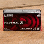 Federal American Eagle 44 Magnum Ammunition - 50 Rounds of 240 Grain JHP