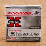 Winchester Super-X 410 Bore Ammunition - 250 Rounds of 2-1/2” 000 Buck