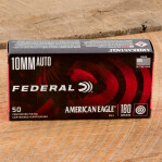 Federal American Eagle 10mm Auto Ammunition - 1000 Rounds of 180 Grain FMJ