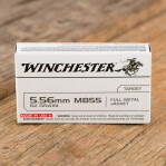 Winchester M855 Ball 5.56 NATO Ammunition - 1000 Rounds of 62 Grain FMJ