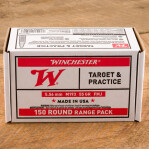 Winchester USA 5.56x45 Ammunition - 600 Rounds of 55 Grain FMJ