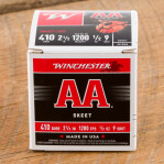 Winchester AA 410 Bore Ammunition - 250 Rounds of 2-1/2” 1/2 oz #9 Shot