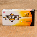 Armscor USA 223 Rem Ammunition - 1000 Rounds of 62 Grain Bonded PSP
