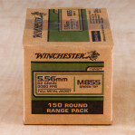 Winchester 5.56x45 Ammunition - 600 Rounds of 62 Grain FMJ M855