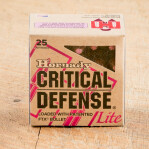 Hornady Critical Defense Lite 38 Special Ammunition - 250 Rounds of 90 Grain FTX