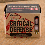 Hornady Critical Defense 410 Bore Ammunition - 200 Rounds of 2-1/2” FTX Slug & Two .35 Cal Balls