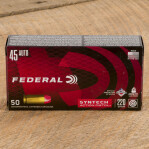 Federal Syntech Action Pistol 45 ACP Ammunition - 50 Rounds of 220 Grain Total Synthetic Jacket
