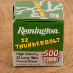 Remington 22 Thunderbolt 22 LR Ammunition - 5000 Rounds of 40 Grain LRN